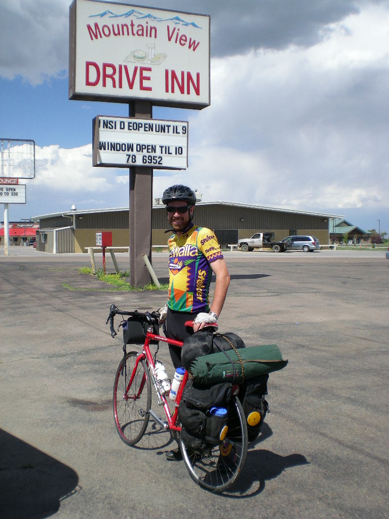 Bicycling from Mountain View, WY back to Logan