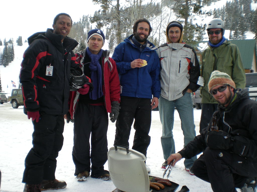 Research group ski trip
